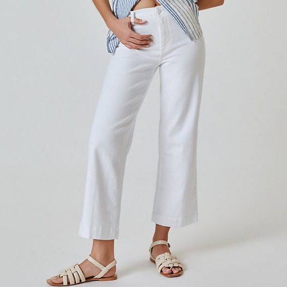 Brand New Paige Nellie Mid-Rise Cropped Culottes - Picture 4 of 10